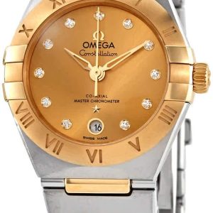 Omega Constellation Manhattan Automatic Diamond Ladies Watch 131.20.29.20.58.001 review: luxury watch with precise Swiss timekeeping