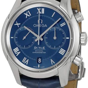 Omega De Ville Blue Dial Blue Leather Men's Watch 43113425103001 review: chronometer accuracy