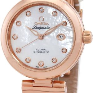 Omega De Ville Ladymatic Automatic Diamond White Dial Watch 425.62.34.20.55.004 review – Swiss watch precision for formal elegance