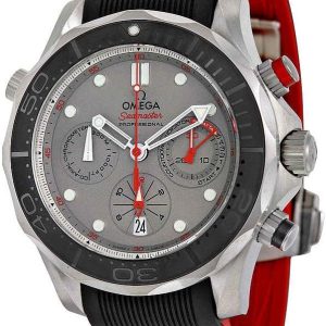 Omega Men's 21292445099001 Sea Master Analog Display Swiss Automatic Black Watch review: water resistance for diving