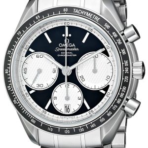 Omega Men's 326.30.40.50.01.002 Speed Master Racing Analog Display Swiss Automatic Silver Watch review: chronograph lap timing