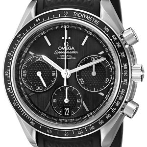 Omega Men's 32632405001001 Speed Master Analog Display Automatic Self Wind Black Watch review: precise chronograph