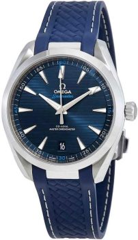 Omega Seamaster Aqua Terra Automatic Blue Dial Mens Watch 220.12.41.21.03.001 review 150m water resistance