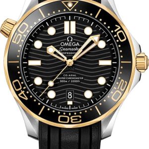 Omega Seamaster Automatic Chronometer Black Dial Men's Watch 210.22.42.20.01.001 review for diving, luxury