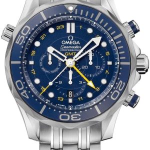 Omega Seamaster Blue Dial Stainless Steel Mens Watch 21230445203001 review: 300m diver watch