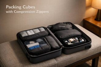 Get Organized Fast with Packing Cubes with Compression Zippers