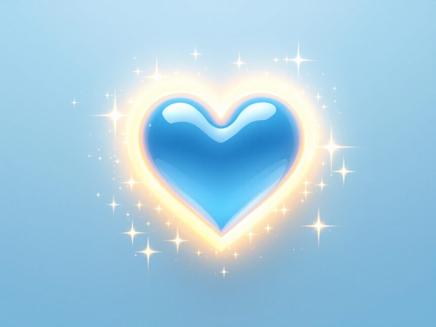 blue heart emoji
