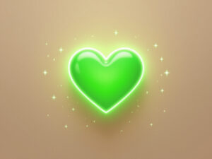 green heart emoji