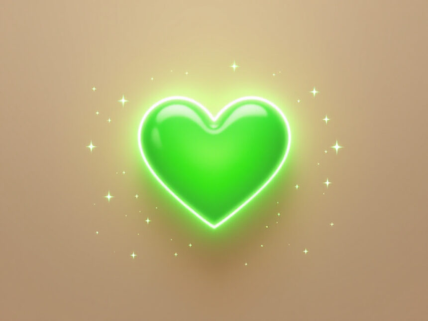 green heart emoji