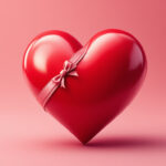 heart emoji with ribbon