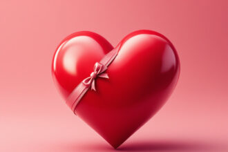 heart emoji with ribbon