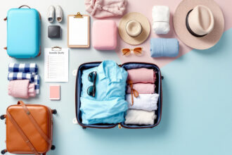 organized packing for vacation