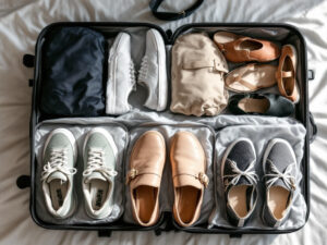 packing shoes organization tips