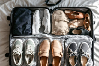 packing shoes organization tips