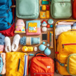 organizing kids’ travel bags
