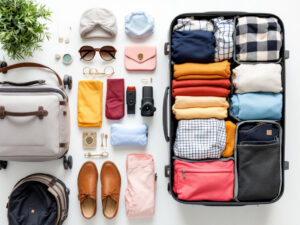 organizing packing by outfit