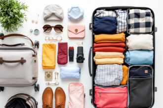 organizing packing by outfit