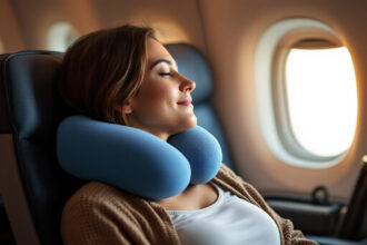 travel neck pillow memory foam