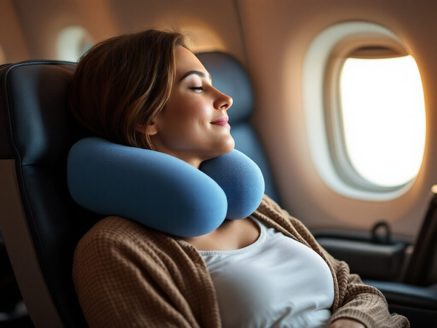 travel neck pillow memory foam
