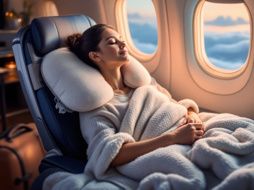 travel pillow and blanket set