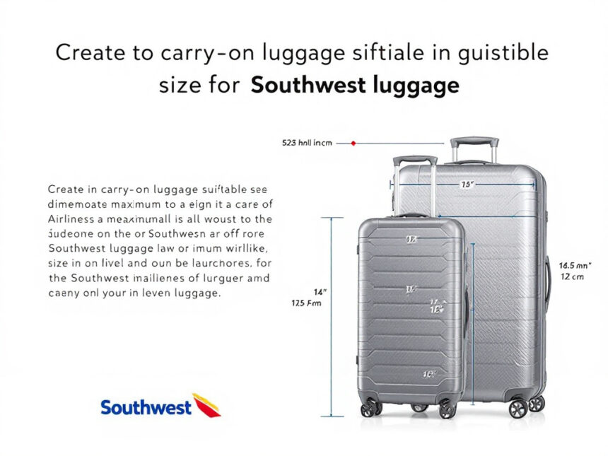 carry-on luggage size for southwest