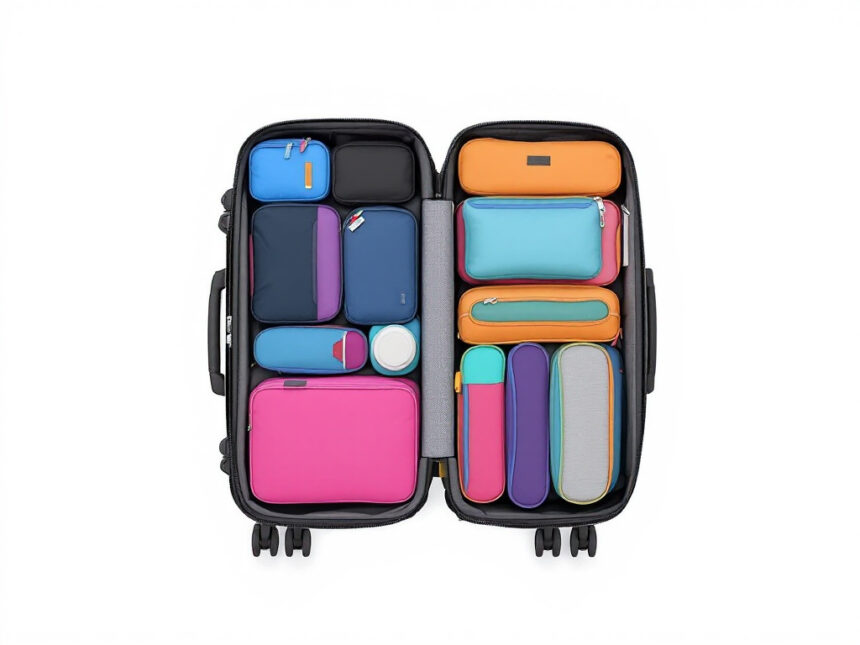 carry-on luggage packing cubes
