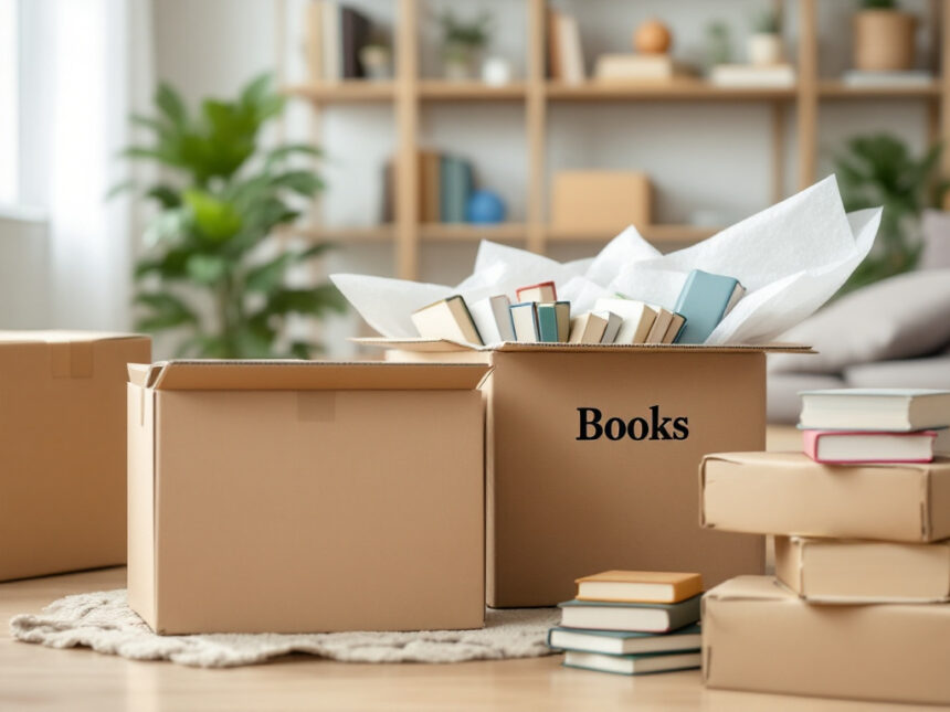 moving boxes for books