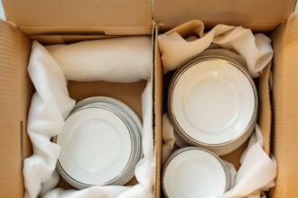 moving boxes for dishes
