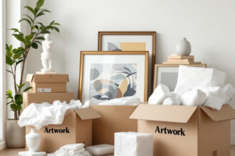 moving boxes for artwork