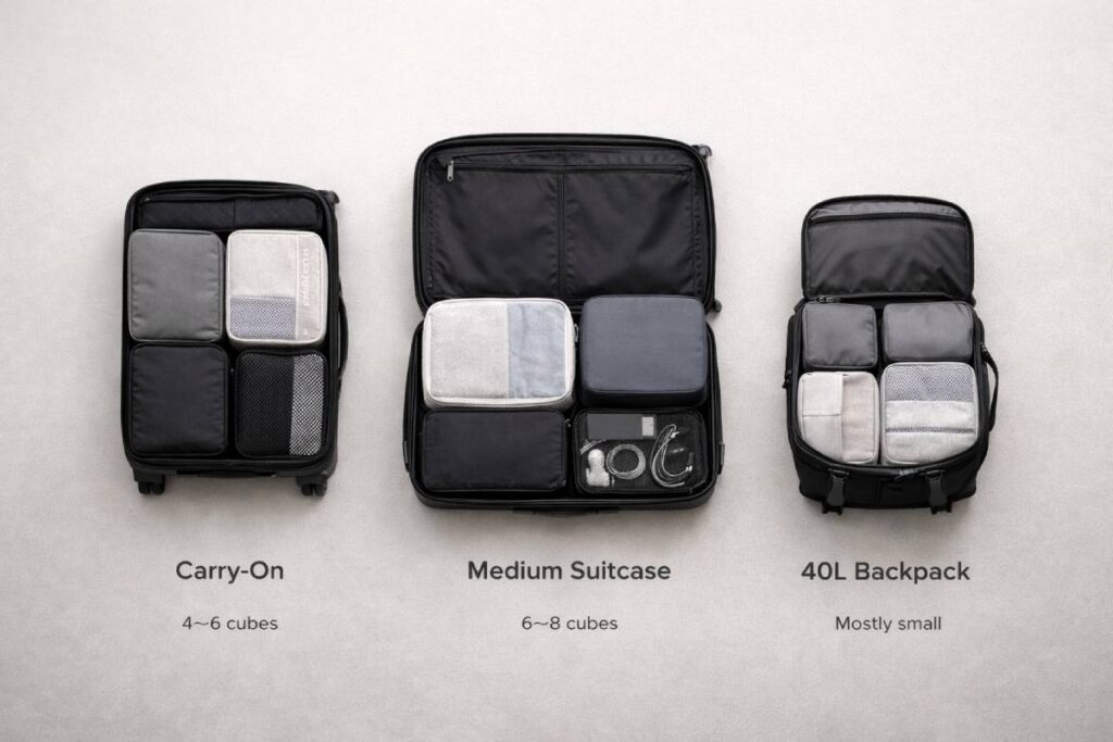 How many packing cubes do you really need