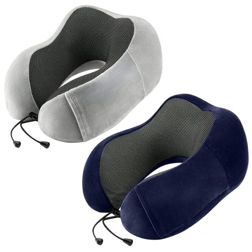 2-Pack Memory Foam Travel Neck Pillows — Review