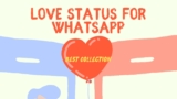 Love Status for Whatsapp, Best Collection of Love Status