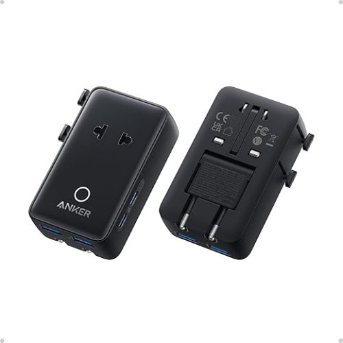Anker Nano Travel Adapter – 5 Ports, Compact Design