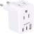 HANYCONY HN23T European Travel Plug Adapter with 2 USB Ports