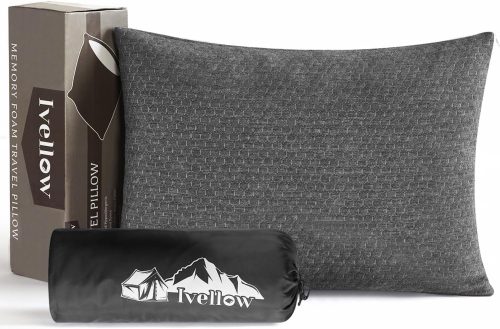 Ivellow Compressible Travel Pillow Review — Compact, Firm & Supportive
