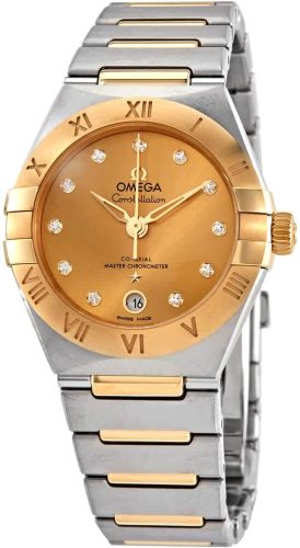 Omega Constellation Manhattan Automatic Diamond Ladies Watch 131.20.29.20.58.001 review: luxury watch with precise Swiss timekeeping
