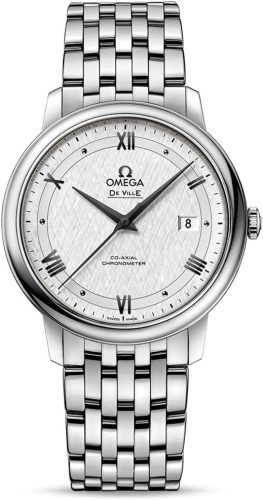 Omega De Ville Automatic Silvery White Dial Men’s Watch 424.10.40.20.02.005 review: precision timekeeping, luxury watch