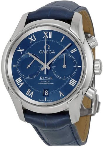 Omega De Ville Blue Dial Blue Leather Men’s Watch 43113425103001 review: chronometer accuracy