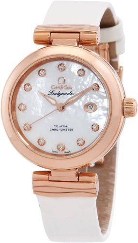 Omega De Ville Ladymatic Automatic Diamond White Dial Watch 425.62.34.20.55.004 review – Swiss watch precision for formal elegance