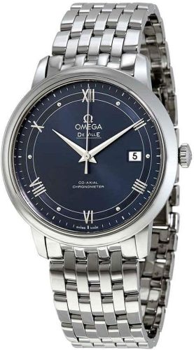 Omega De Ville Prestige Automatic Blue Dial Men’s Watch 424.10.40.20.03.002 review: precise timekeeping, Swiss watch