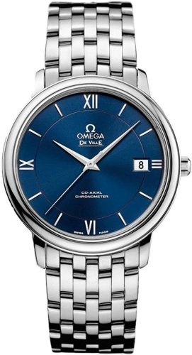 Omega De Ville Prestige Blue Dial Stainless Steel Ladies Watch 42410372003001 review: luxury watch, sapphire crystal