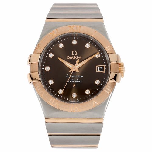 Omega Men’s 12320352063001 Constellation Brown Watch test precise