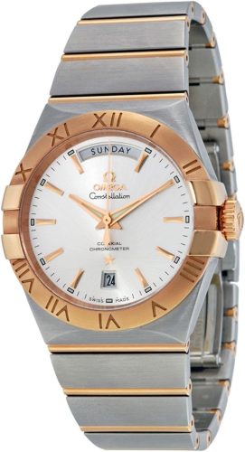 Omega Men’s 12320382202001 Constellation Silver Watch timing test