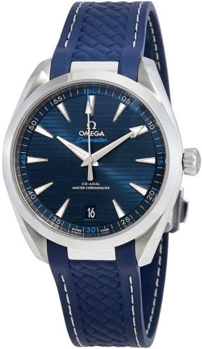 Omega Seamaster Aqua Terra Automatic Blue Dial Mens Watch 220.12.41.21.03.001 review 150m water resistance