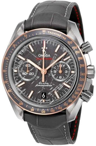 Omega Speedmaster Grey Side of the Moon Meteorite Chronograph 44.25 mm Automatic Mens Watch 311.63.44.51.99.001 review: scratch-resistant ceramic luxury watch