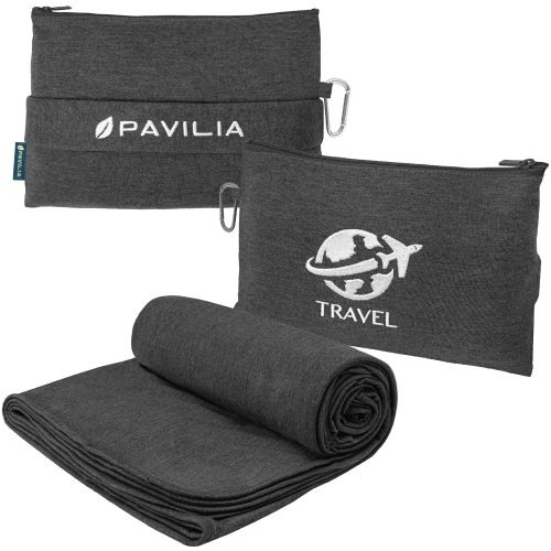 PAVILIA Travel Blanket Review — Compact Comfort