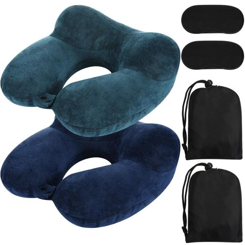 Sintuff 2‑Pack Inflatable Neck Pillow — Compact Comfort Review