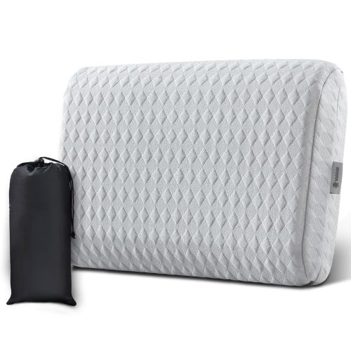 Vekkia Memory Foam Travel Pillow — Compact Comfort